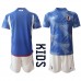 Japan Replika Babykläder Hemma matchkläder barn VM 2022 Korta ärmar (+ Korta byxor)